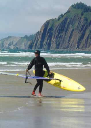 Kayaking on the Beach