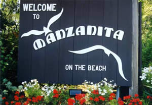 Manzanita Entrance Sign
